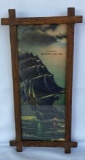 Compliments of Murphy Oil Co. Framed Ship Picture