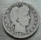 1901-O Barber Silver Quarter - Better Date