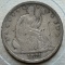 1871-S United States Seated Liberty Half Dollar