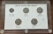 United States 5-Coin Nickel Type Set - In Capital Plastic Holder