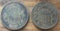 1865 & 1867 United States Two Cent Pieces