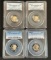 (4) Proof Roosevelt Dimes - All Graded PR69DCAM by PCGS
