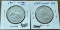 1956 & 1958 Canadian Silver Half Dollars