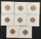 (8) United States Indian Head Cents