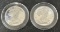 (2) APEX 1/2 Troy Ounce Silver Rounds - Walking Liberty