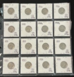 (16) United States Buffalo Nickels - Mixed Dates