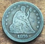 1876 United States Seated Liberty Quarter