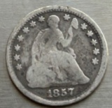 1857-O United States Seated Liberty Half Dime