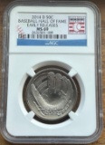 2014-D Baseball Hall of Fame Half Dollar - Early Releases - NGC MS69