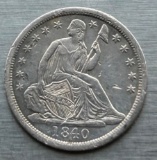 1840 United States Seated Liberty Half Dime