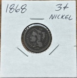 1868 United States Three Cent Nickel