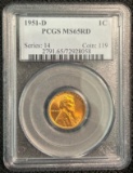 1951-D Lincoln Wheat Cent - PCGS MS65 RD