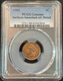 1902 Indian Head Cent - PCGS AU Detail