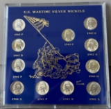 1942-1945 U.S. Wartime Silver Nickels - 11 Coin Set - Uncirculated