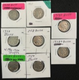 (8) United States Buffalo Nickels