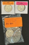 (17) Kennedy Half Dollars - Including Some 40% Silver