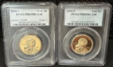200-S & 2004-S Sacagawea $1 Coins  - PCGS PR69 DCAM