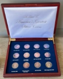 A Tribute to America's Greatest Silver Coins - 12 Silver Plated Coins