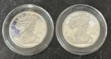 (2) APEX 1/2 Troy Ounce Silver Rounds - Walking Liberty