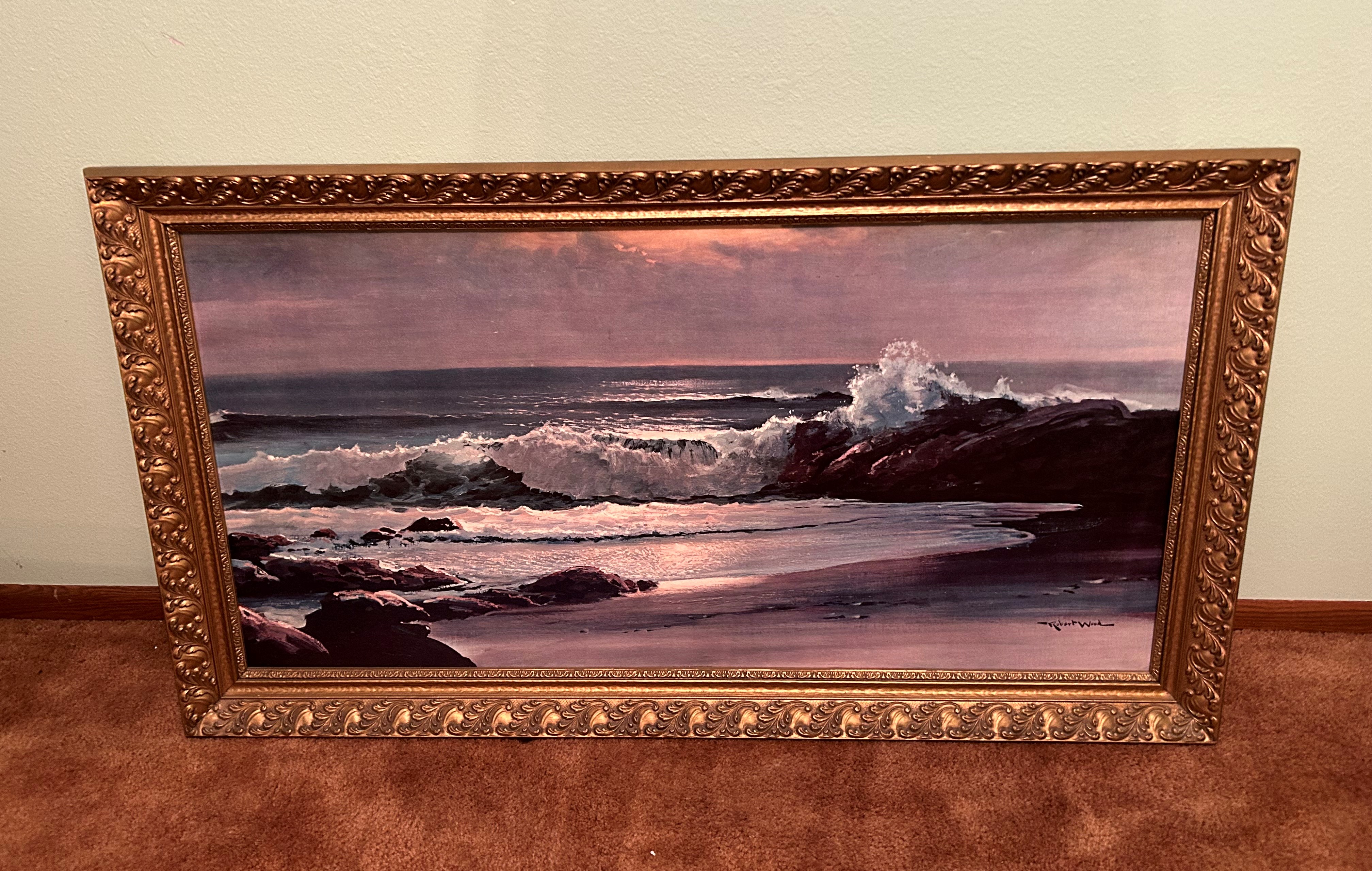Robert wood golden surf painting deals