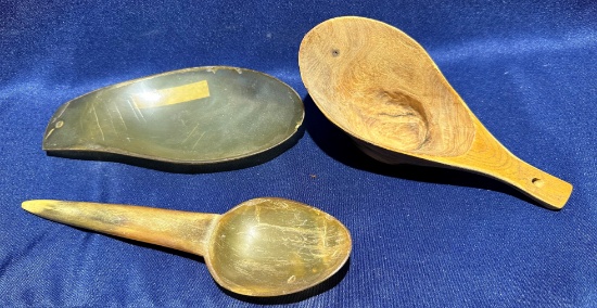 (3) Native American Spoons
