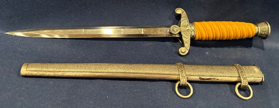 WWII Nazi Heer Dagger and Scabbard