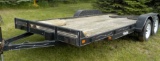 2006 ROAD KING FLATBED UTILITY TRAILER