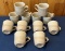 (12) NORITAKE STONEWARE COFFEE CUPS