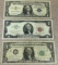 (3) COLLECTIBLE US CURRENCY NOTES