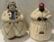 TWO EARLY CERMANIC COOKIE JARS - ONE IS MCCOY