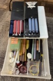 RUBBERMADE DRAWER UNIT WITH SEVERAL CANDLES