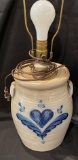 ROWE POTTERY WORKS - STONEWARE LAMP