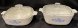 LOT OF 2 CORNING WARE COVERED DISHES