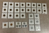 COLLECTION OF LINCOLN WHEAT CENTS - INCLUDING SOME STEEL
