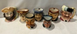 (7) VINTAGE CHARACTER/TOBY MUGS