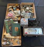 8-TRACK PLAYER - WATCH PARTS - PINS - FISHING REELS - AND MORE