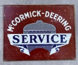 NEWER McCORMICK-DEERING SERVICE SIGN