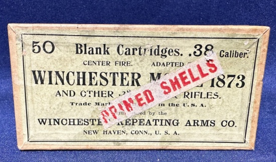 Winchester Model 1873 .38 Cal Blank Cartridges
