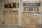 OLD NEWSPAPERS - THE BARY CITY TIMES & SAN FRANCISCO CHRONICLE