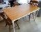 WOODEN TABLE & CHAIRS