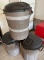 LOT OF THREE 20 GALLON WASTE CANS