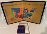 FIRST STATE QUARTERS OF THE UNITED STATES COLLECTORS MAP 1999 - 2008