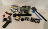 BATTERIES-TAPE MEASURES-FLASHLIGHTS-LEATHERMAN-CLEANING WIPES & MORE