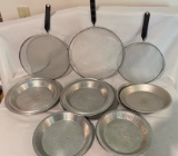 3 GREASE CATCHERS-PIE TINS-PIZZA TIN