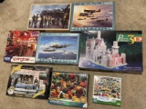 LOT OF 8 PUZZLES