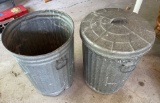 METAL WASTE CANS