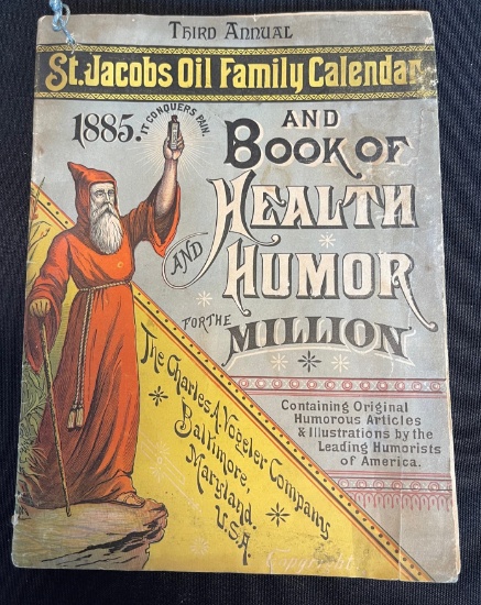 ST. JOCOBS OIL FAMILY CALENDAR - THIRD ANNUAL