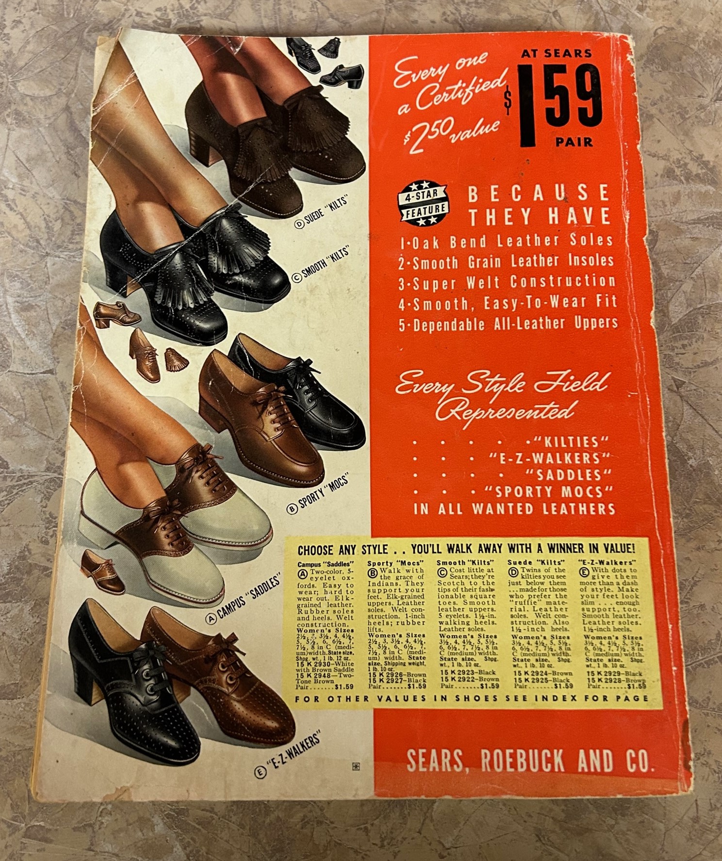 1938-1939 SEARS ROEBUCK FALL AND WINTER Proxibid