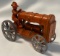 SMALL CAST IRON TRACTOR w/ MAN