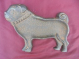 CAST IRON DISH OR ASH TRAY IN A DOG DESIGN